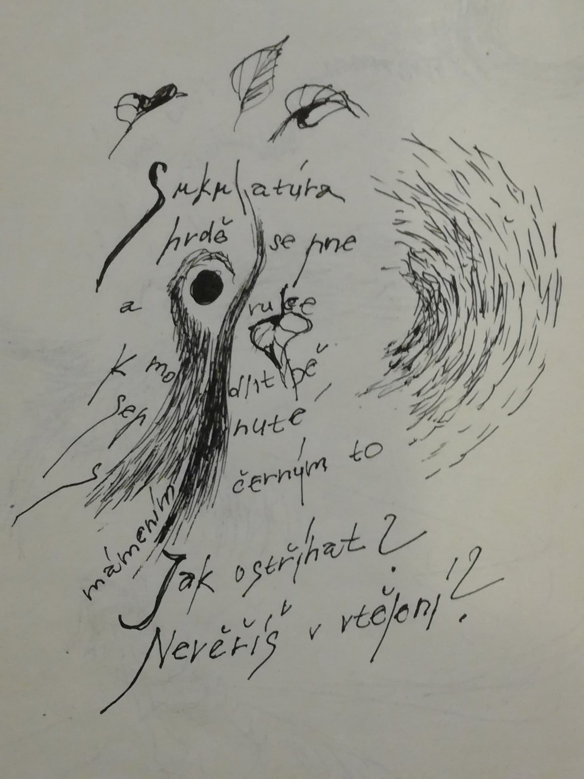 Poezie či kresba? Není to jedno?