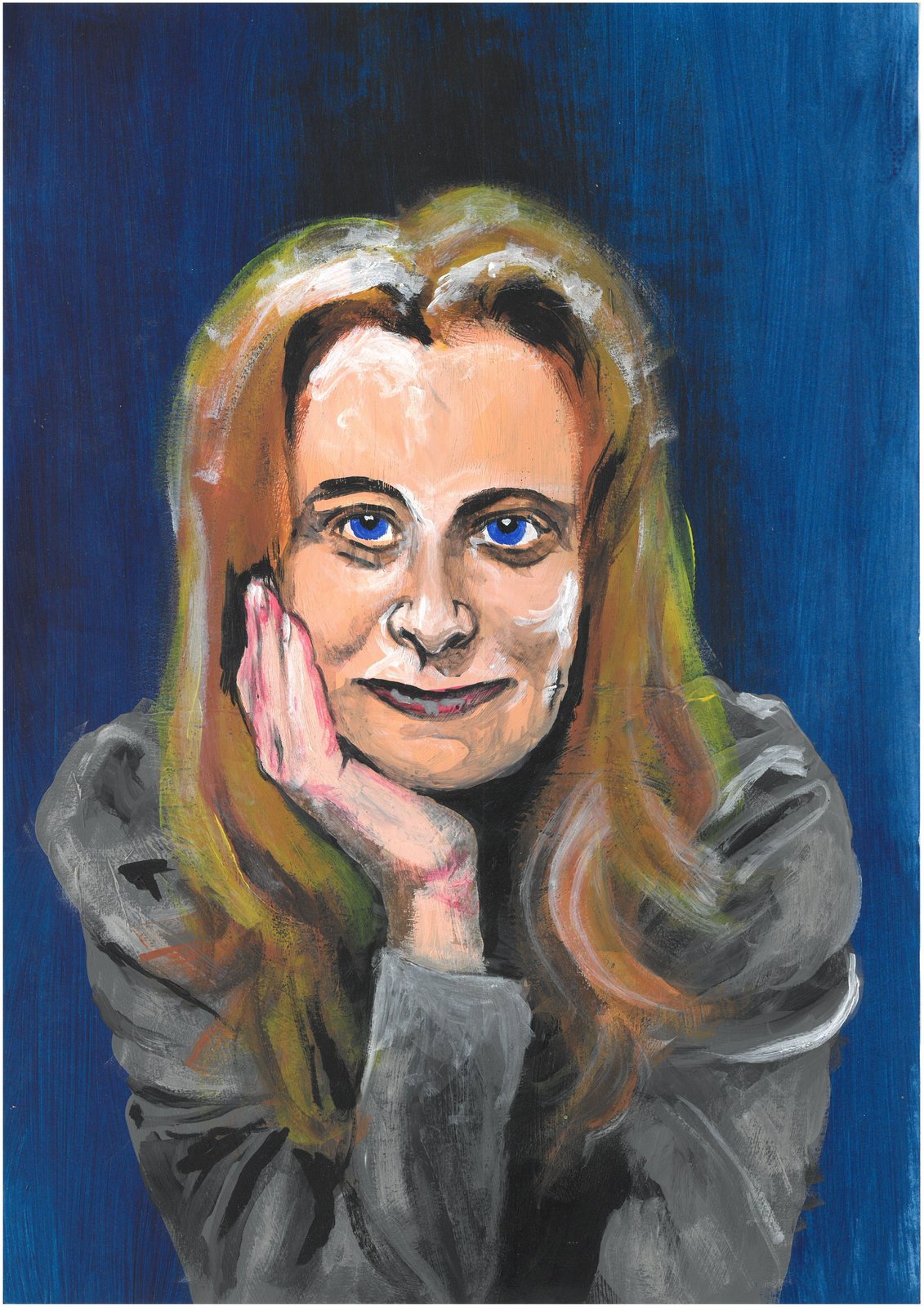 Portrét Lucie Výborné (akryl)